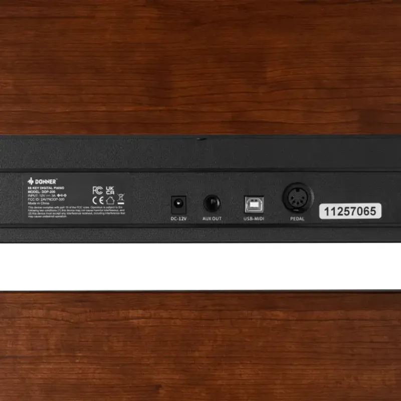 Donner DDP-200 el-klaver + klaverbenk og hovedtelefoner